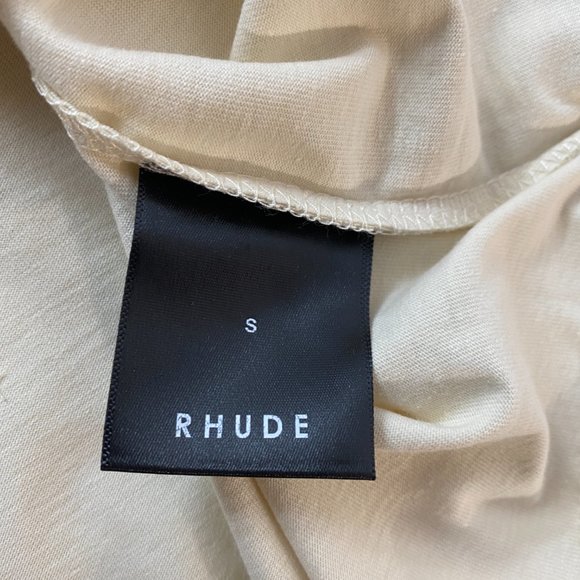 Rhude Panther Tee Size Small Off White T-Shirt SS22 NEW - Picture 6 of 10